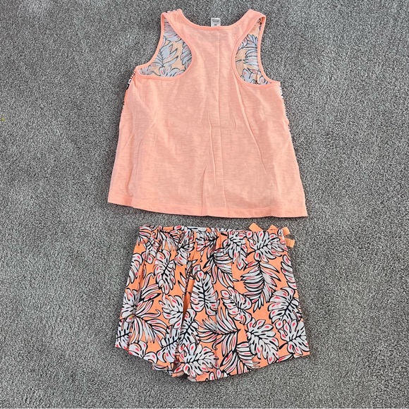 OshKosh linen blend 2 piece outfit - Picture 2 of 8